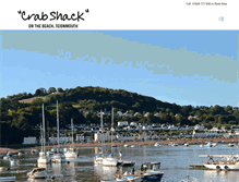 Tablet Screenshot of crabshackonthebeach.co.uk